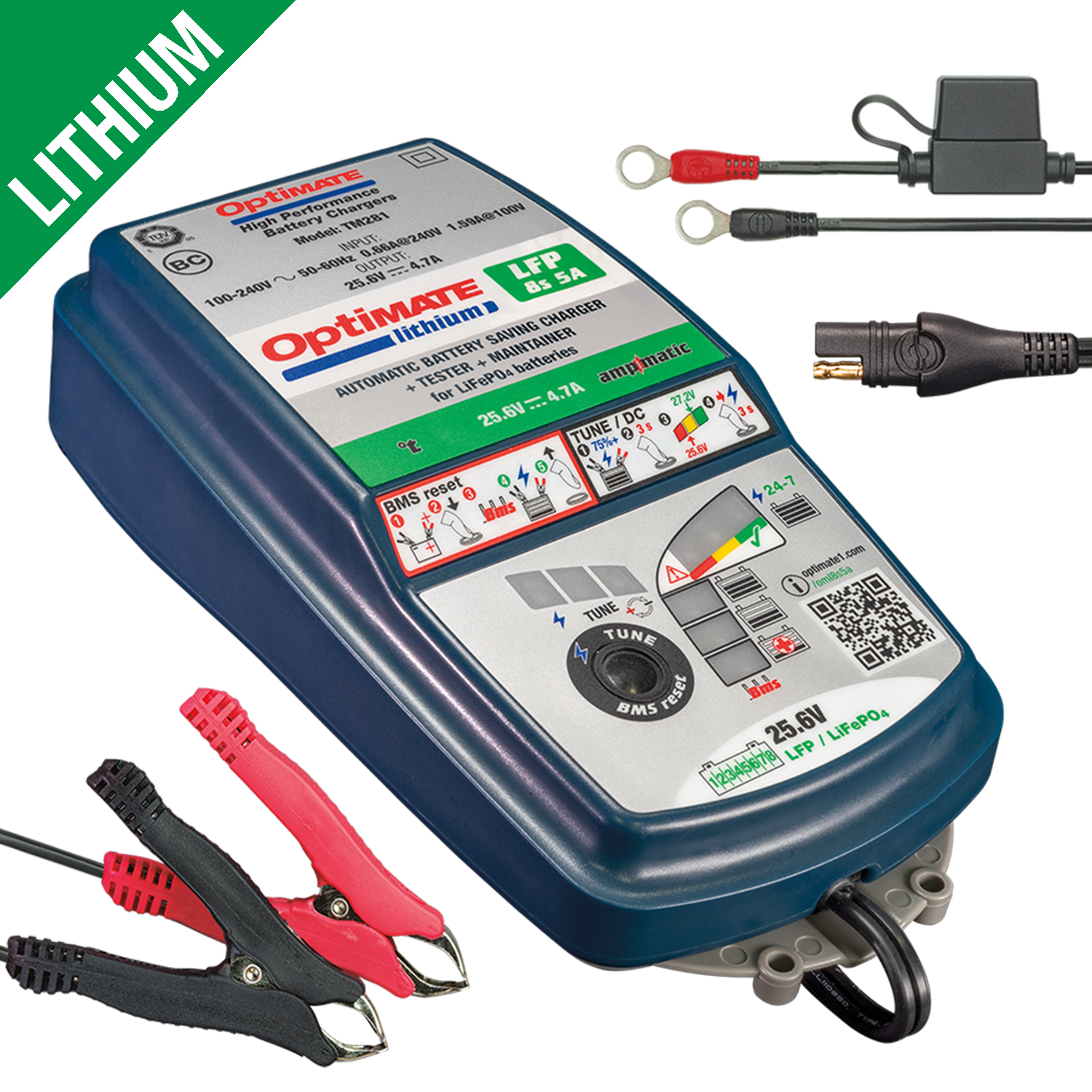 OptiMate Lithium 8s 5A