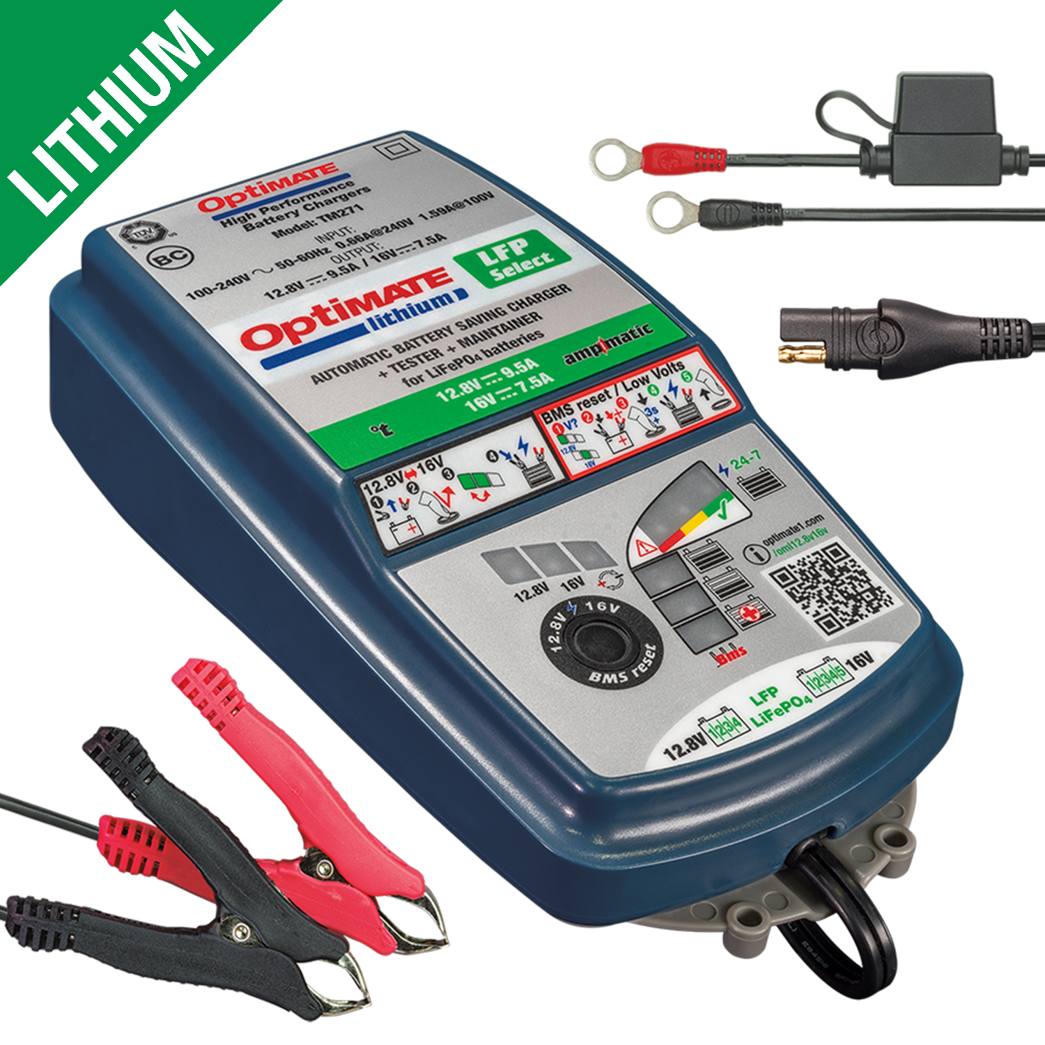 OptiMate Lithium LFP Select